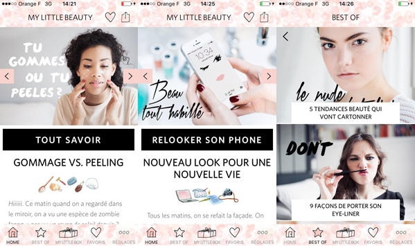 My Little Beauty, l'application pour rester belle en toutes circonstances